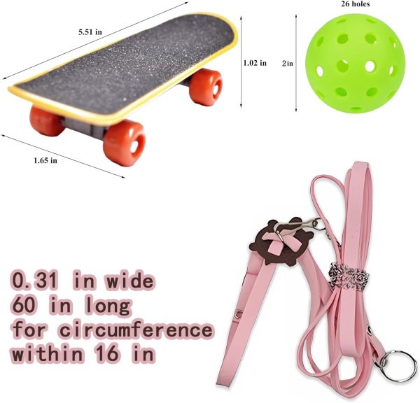 Lihang Turtle Harness Skateboard Pet Adventure Toy Yellow-1