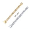 DKJEkdje Cat Collar Cuban Link Rhinestone Pet Accessory-1