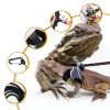 Watfoon Lizard Sling Carrier Handmade Flannel Reptile Leash-4