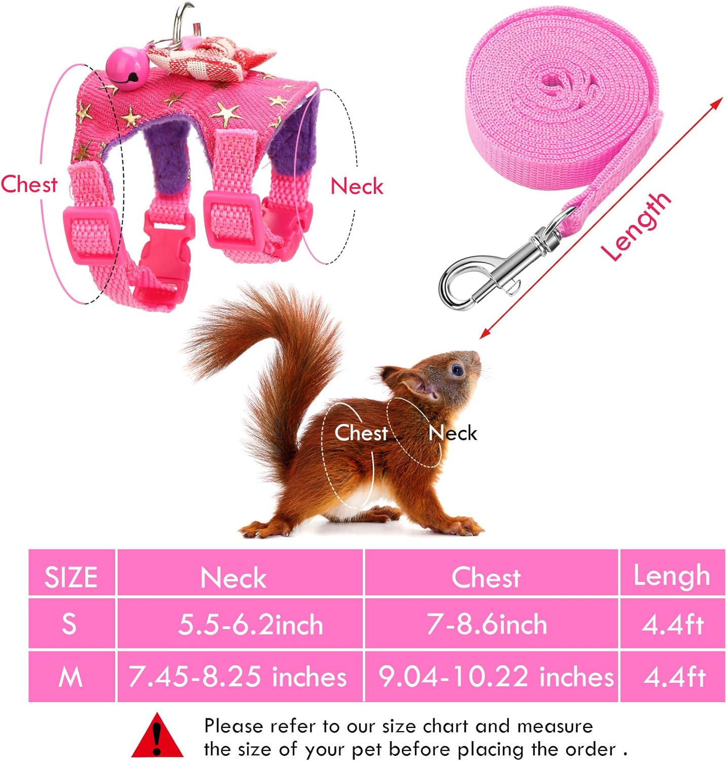 'SATINIOR small animal harness on a guinea pig in a garden'