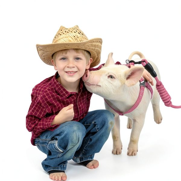 YeeBeny Mini Pig Harness Adjustable Nylon Pet Walking Gear-6