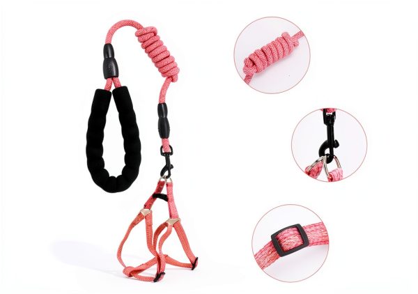 YeeBeny Mini Pig Harness Adjustable Nylon Pet Walking Gear-1