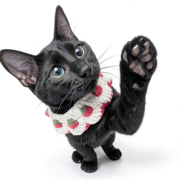 Aoeeki Handmade Cat Collar Breakaway Design Strawberry Style-5