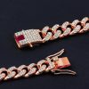 Khendyogn Dog Chain Collar Zinc Alloy Diamond Small Pets-3