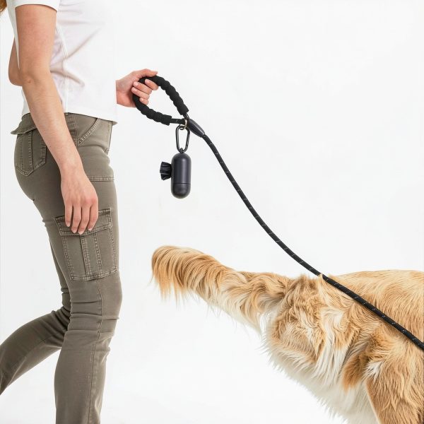 Gorilla Grip Dog Leash Nylon Reflective Waste Bag Dispenser-4