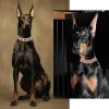 Khendyogn Dog Chain Collar Zinc Alloy Diamond Decoration-1