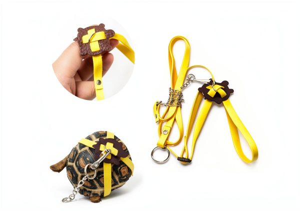 LIHang Turtle Harness Skateboard Pet Adventure Toy Yellow-2