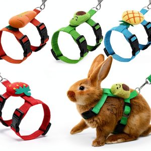 ZYU5 Rabbit Harness Soft Material Cute Design Small Pets-0