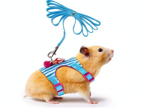SATINIOR Small Pet Harness Soft Breathable Leash Control-4