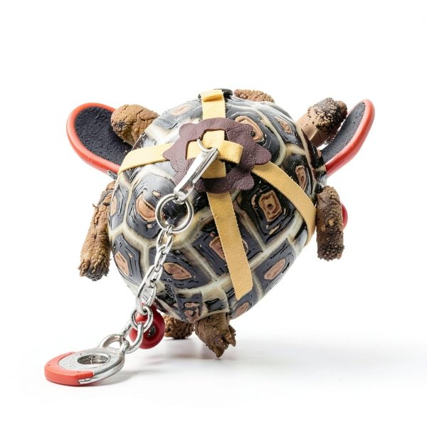 LIHang Turtle Harness Skateboard Pet Adventure Toy Yellow-4