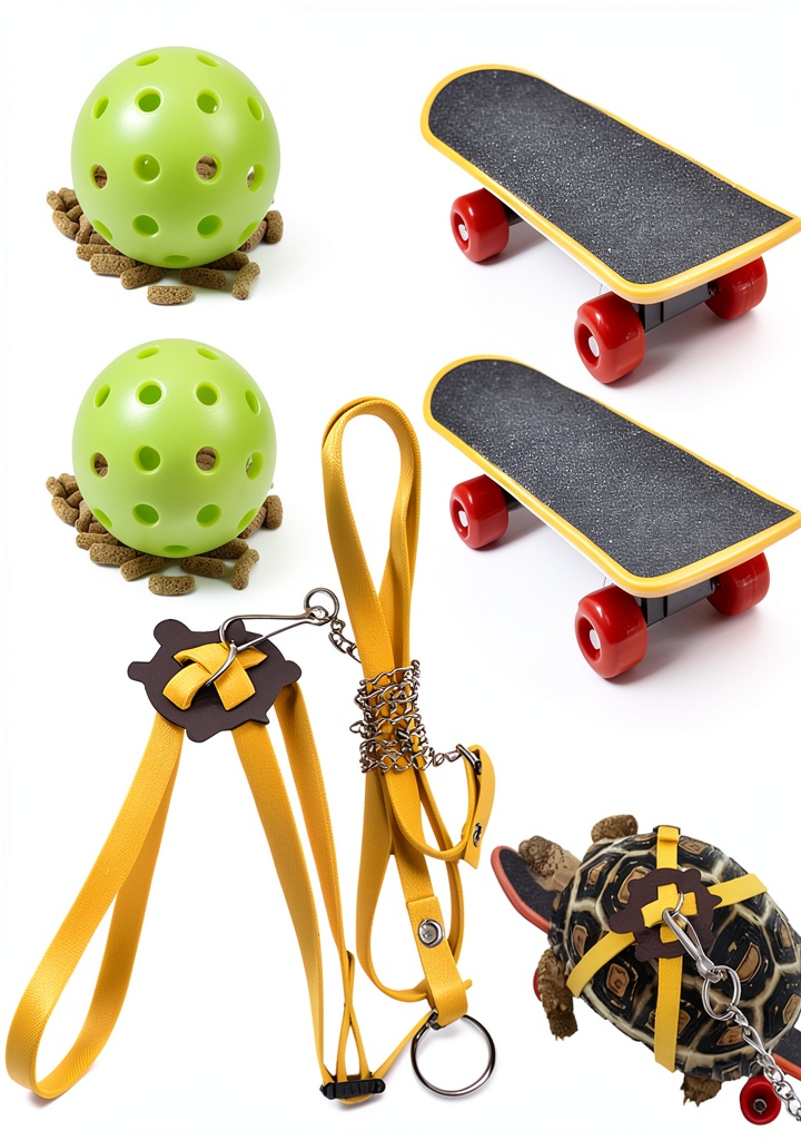 LIHang Turtle Harness and Skateboard in use outdoors