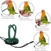 HOKABLE Bird Harness Soft Satin Anti Bite Training Leash-3