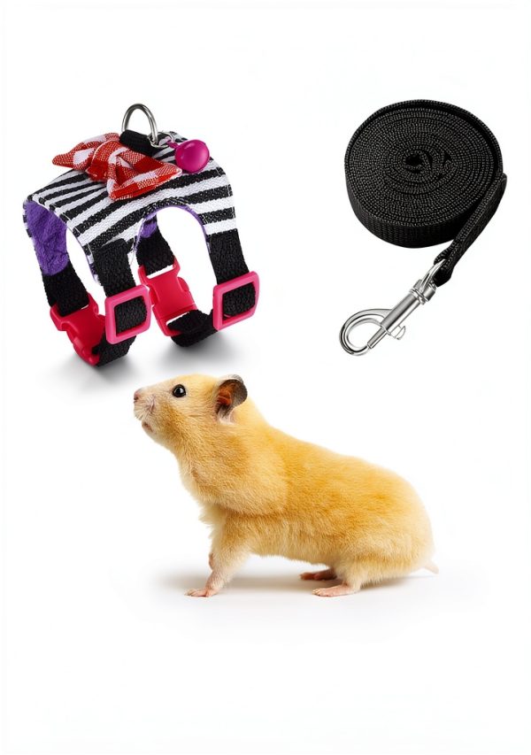 SATINIOR Small Pet Harness Soft Breathable Leash Control-1