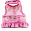 YOUALSO Rabbit Harness Soft Mesh Cute Carrot Design-4