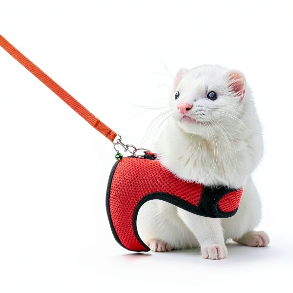 Rypet Small Animal Harness Breathable Mesh Pet Walking-4
