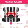 SATINIOR Small Pet Harness Soft Material Leash Safety-5