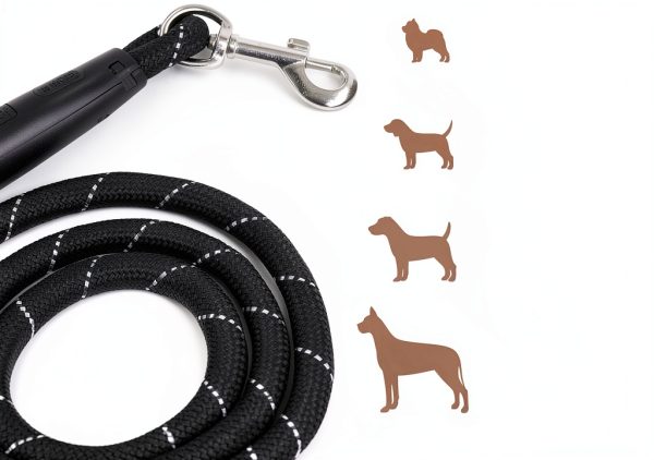 Gorilla Grip Dog Leash Nylon Reflective Waste Bag Dispenser-5