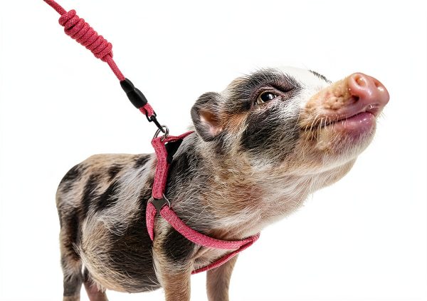 YeeBeny Mini Pig Harness Adjustable Nylon Pet Walking Gear-3