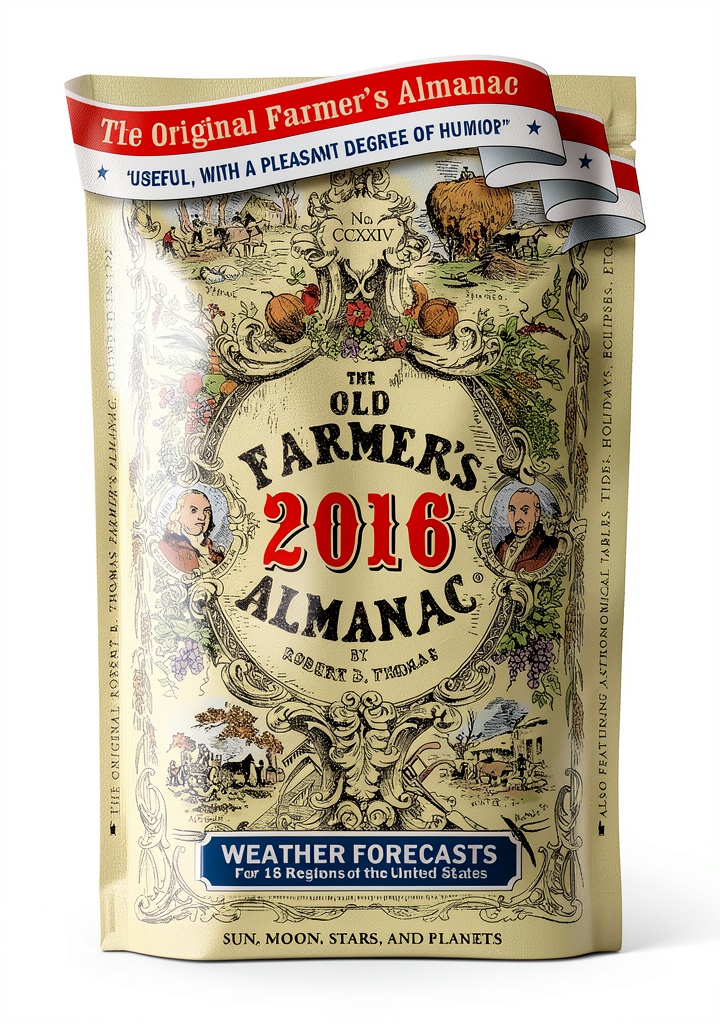 User browsing the Old Farmer's Almanac on a Kindle device