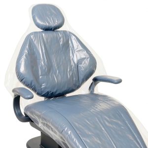 HSB Dental Chair Sleeve Covers Full Poly 48"W x 56"L Clear 150/Pk-0