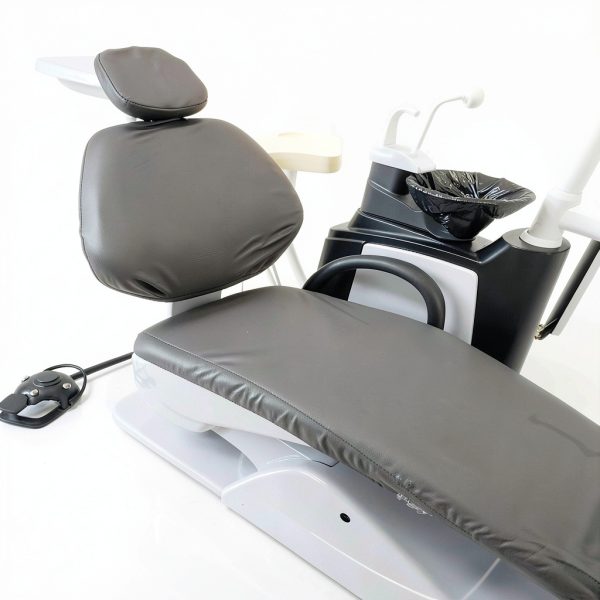 Gray Protective Dental Chair Cover Set by BIUYYY Waterproof Elastic-2