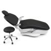 Dental Chair Covers Leather Waterproof PU Leather 4Pcs Set Pink-2