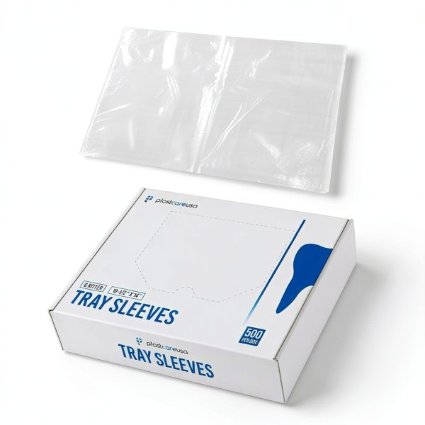 PlastCare Disposable Dental Tray Cover Sleeve Size B 10½×14in 500 Pack-6
