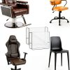 Salon Chair Cover 2pcs Black Edge Clear Reusable Protectors by Larrel-3