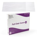 Dynarex Full Chair Cover for Dental Chair & Tattoo Chair - Disposable Plastic Chair Cover - 29" x 80" - 125-Pack Dispenser Box-0