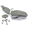 Dental Chair Covers Leather Waterproof PU Leather 4Pcs Set Pink-3