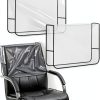 Salon Chair Cover 2pcs Black Edge Clear Reusable Protectors by Larrel-0