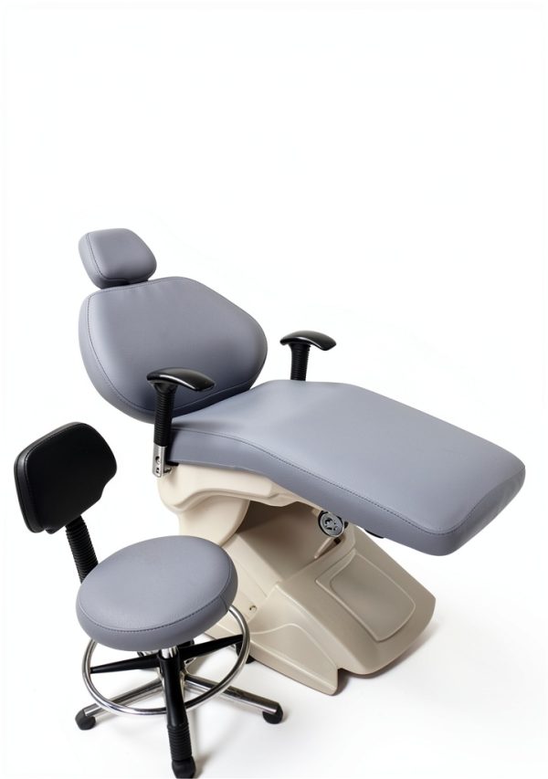 Gray Protective Dental Chair Cover Set by BIUYYY Waterproof Elastic-5